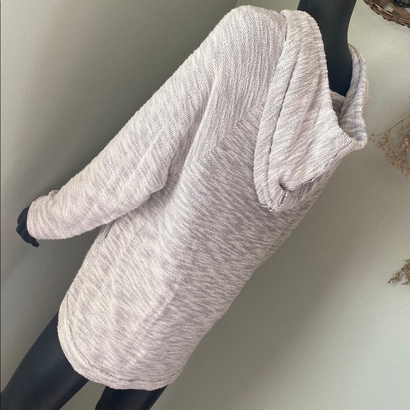 Altar'd State Distressed Comfortable Knit Sweater Hoodie - Picture 7 of 13